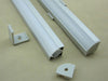 J1919C silver 45 degree corner LED aluminium profile with white diffuser