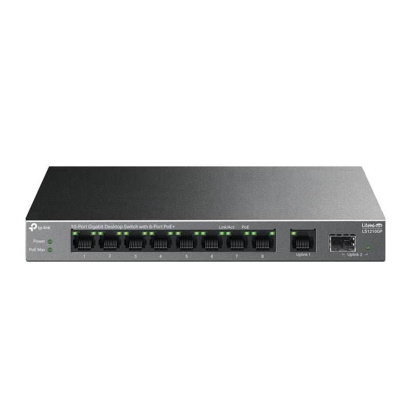 Tp-link 10-Port Gigabit Desktop Switch with 8-Port PoE+