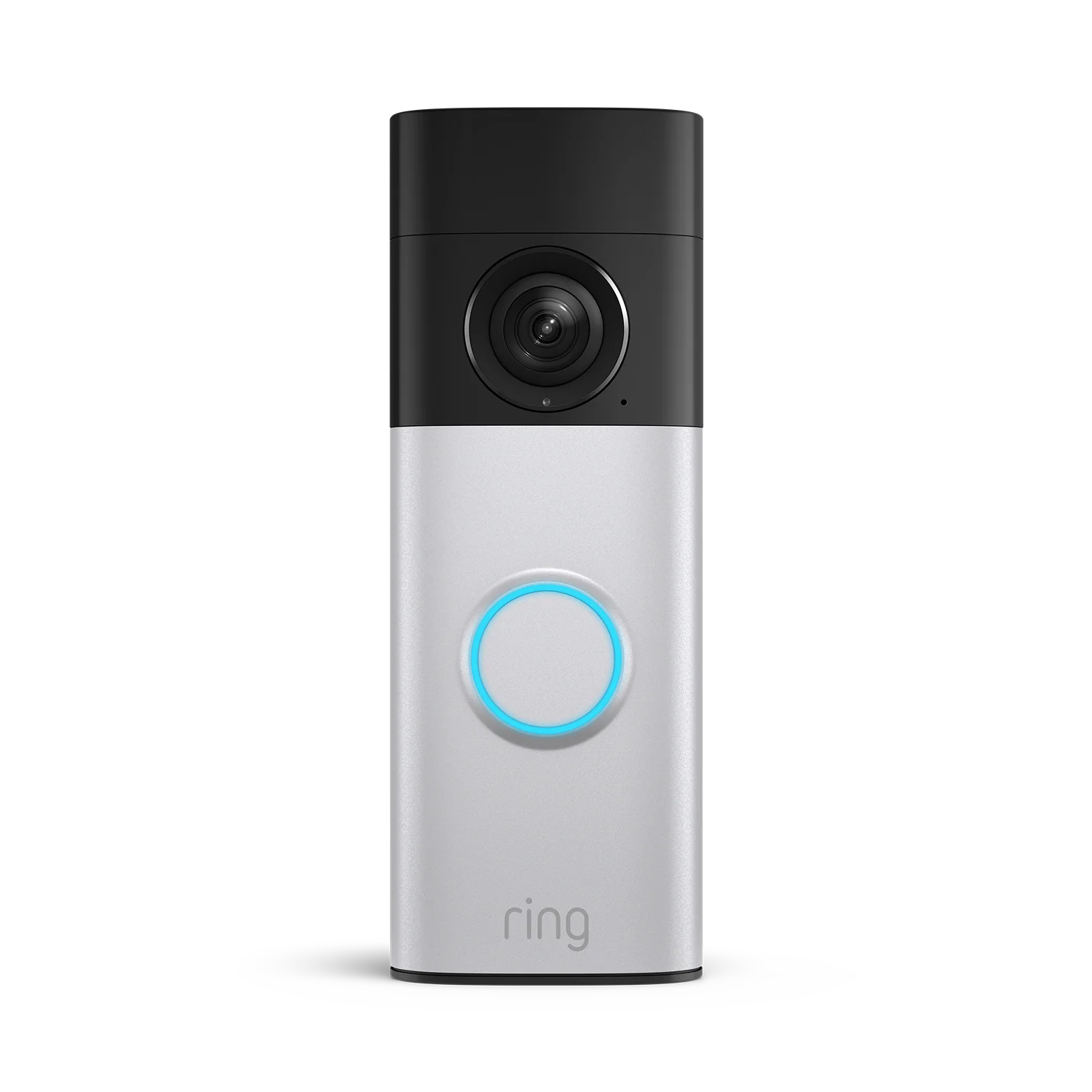 Ring Video Doorbell Plus - 2K Battery (Nickel Silver)