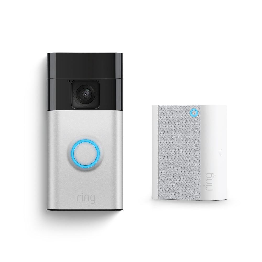 Ring New Battery Video Doorbell (Gen 3) with Chime - BUNDLE
