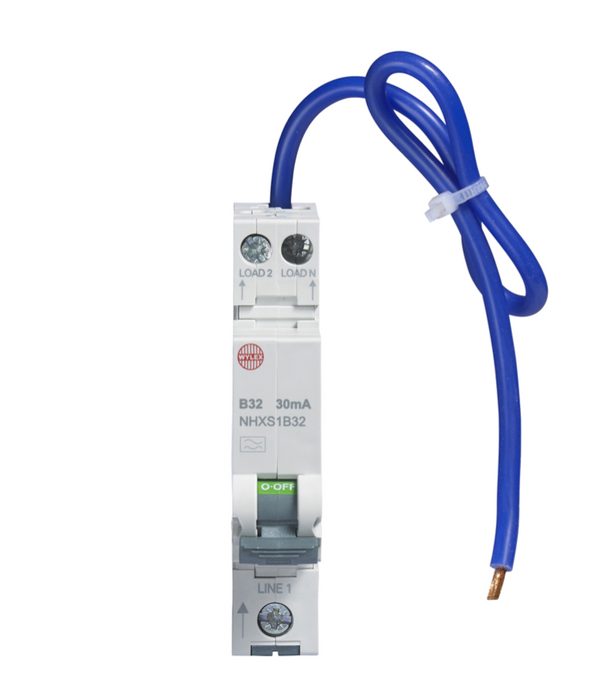 Wylex NHXS1B32 32A 30mA RCBO