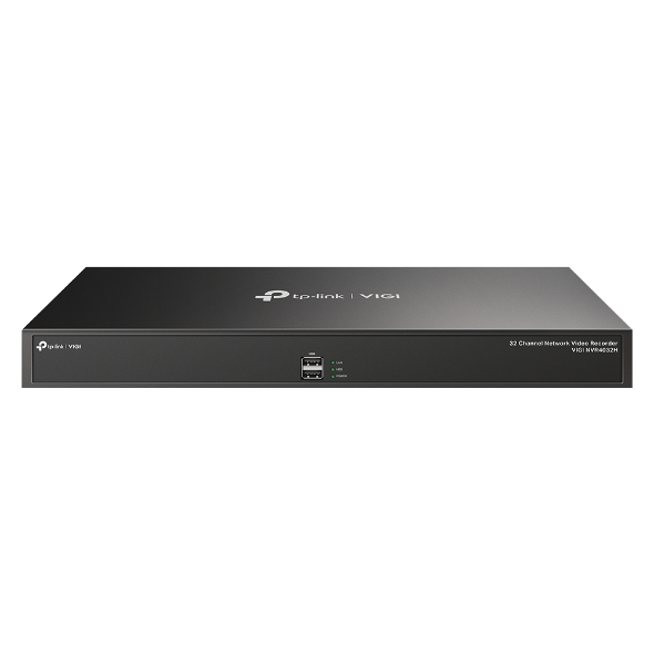 TP-Link VIGI NVR4032H | 32-Channel 4K Network Video Recorder, 4× SATA, Dual Ethernet, H.265+, 16-Channel Playback