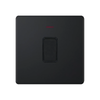 Hilton 20 Amp DP Switch with LED Neon – Matt Black with Black Insert