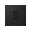 Hilton 45 Amp DP Switch with LED Neon – Matt Black with Black Insert