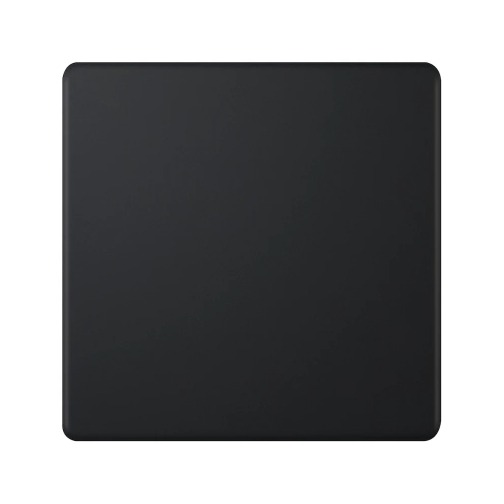 Hilton 1 Gang Blanking Plate – Matt Black