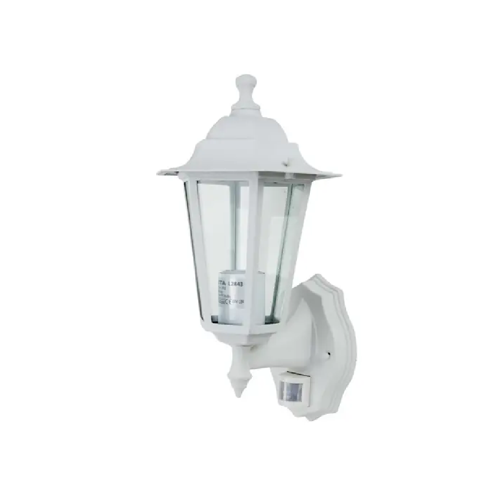 Out Door 6 Sided White PIR Lantern (S5903)