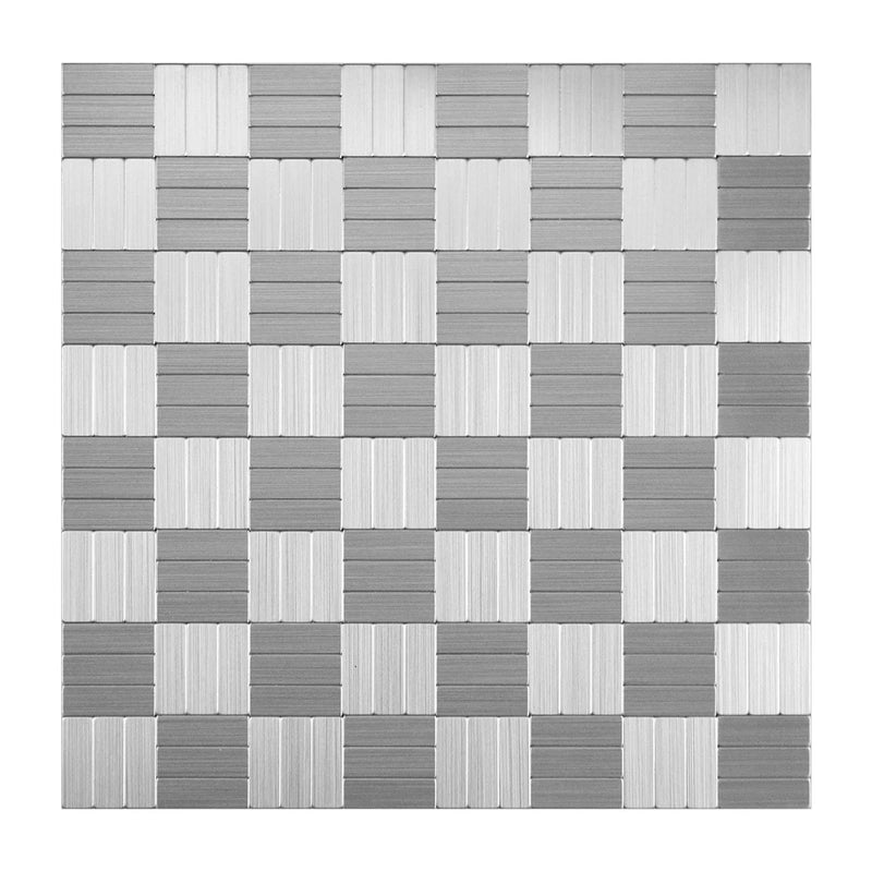 Ener-J Linear Glow Peel & Stick Aluminum Tile, Size: 300 x 300 x 4 mm (Pack of 4)
