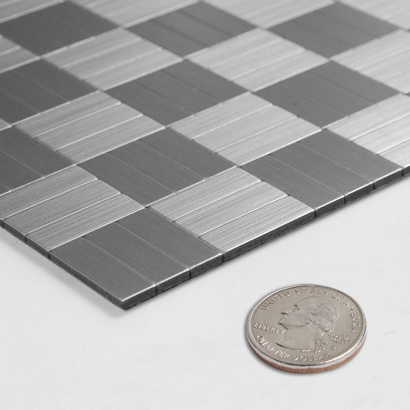 Ener-J Linear Glow Peel & Stick Aluminum Tile, Size: 300 x 300 x 4 mm (Pack of 4)