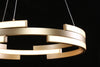 Petra Gold & Black LED Halo Pendant