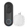 ENER-J Smart 1080p Wired & Wireless Video Doorbell Kit with 5200mah Battery & USB Foldable Chime