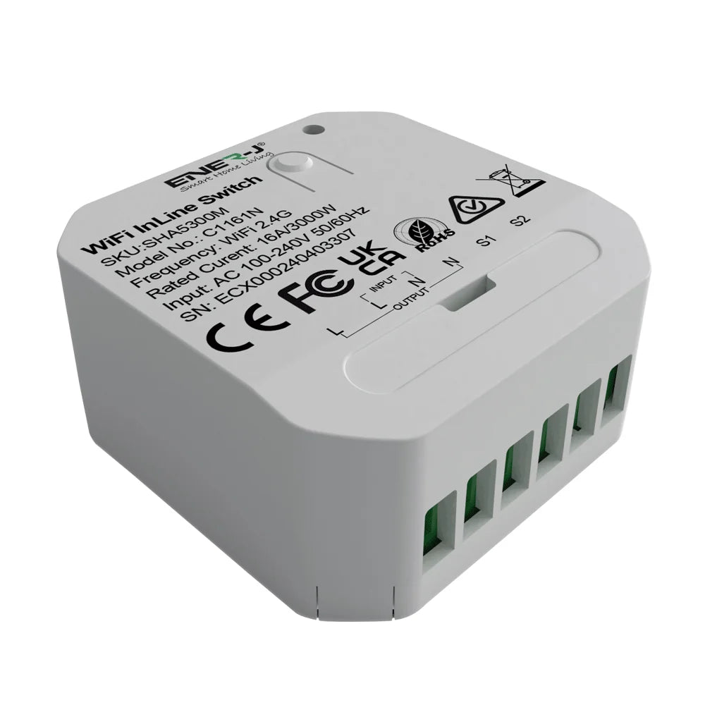 ENER-J Smart WiFi + BLE 1 Channel Light Switch Module