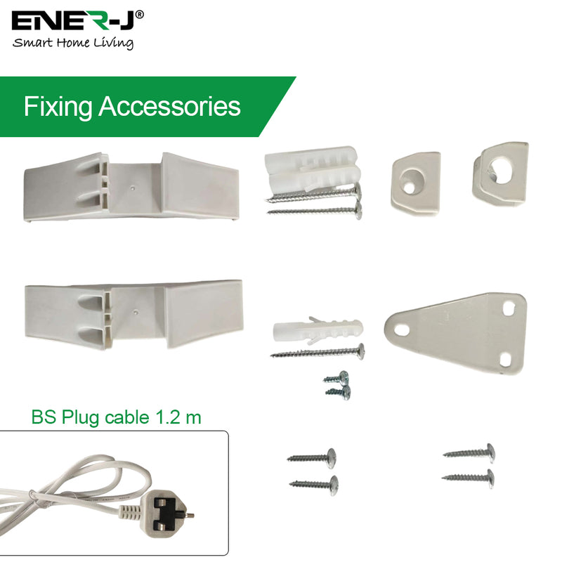 Ener-J 2000W Smart Heater with Aluminium Heating Element & Remote - Black