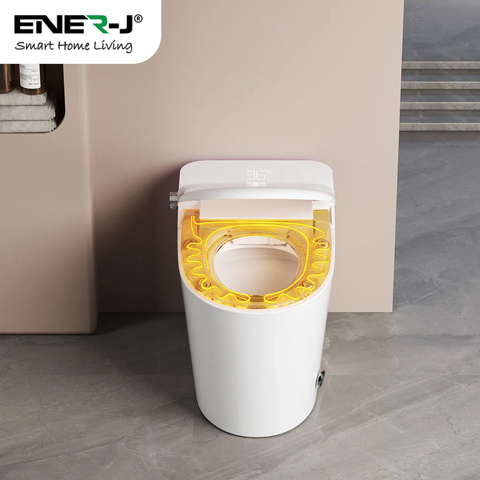 Ener-J Intelligent Smart Toilet with Bidet, Inner Tank, Touch Sensor, Seat Warmer & Auto FlushHygienePro Smart Toilet with Inner Tank