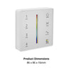 Ener-J RF Wall Remote Control Panel for CCT, RGB, RGBW & RGB+CCT LED Strip Lights