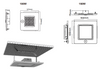 Ener-J T385 IP65 100w Canopy Light with Dimmable Lifud Driver, 5700K, 32.5cm x 32.5cm