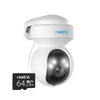 Reolink 2K IR PTZ Camera with 64GB MicroSD Card