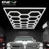 Ener-j 600W Car Showroom Light 440mm*23.6mm *38.1mm(57pcs)+1175mm*23.6mm *38.1mm(12pcs),PC T5 Tubes, 6500K, 100-120lm/W