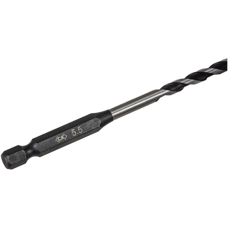 CK T3114 05515 Vorteck Hex Shank Masonry Drill Bit 5.5 x 150mm
