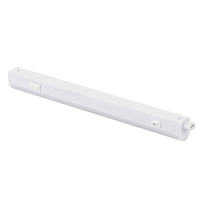 Ener-J 8W LED T5 Batten Light, 60cms, 100 Lm/W, With on/off switch, CCT Switchable,  50cms cable, 3 Years warranty
