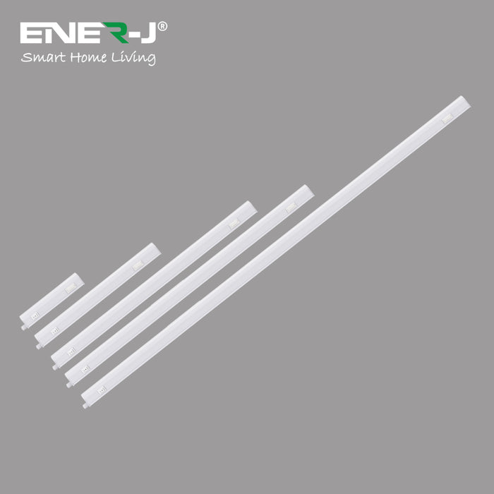 Ener-J 4W LED T5 Batten Light, 30cms, 100 Lm/W, With on/off switch, CCT Switchable,  50cms cable, 3 Years warranty