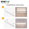 Ener-J 20W LED T5 Batten Light, 120cms, 100 Lm/W, With on/off switch, CCT Switchable,  50cms cable, 3 Years warranty