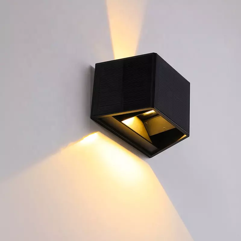 Ener-J Solar Powered Adjustable Beam Angle Up Down Wall Light
