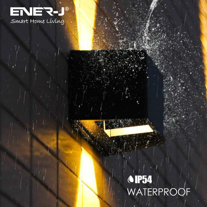 Ener-J Solar Powered Adjustable Beam Angle Up Down Wall Light