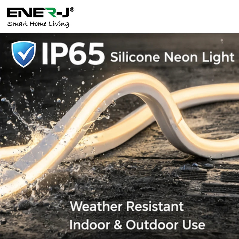 30 Meters 24V Silicon Neon Strip, IP65 Warm White