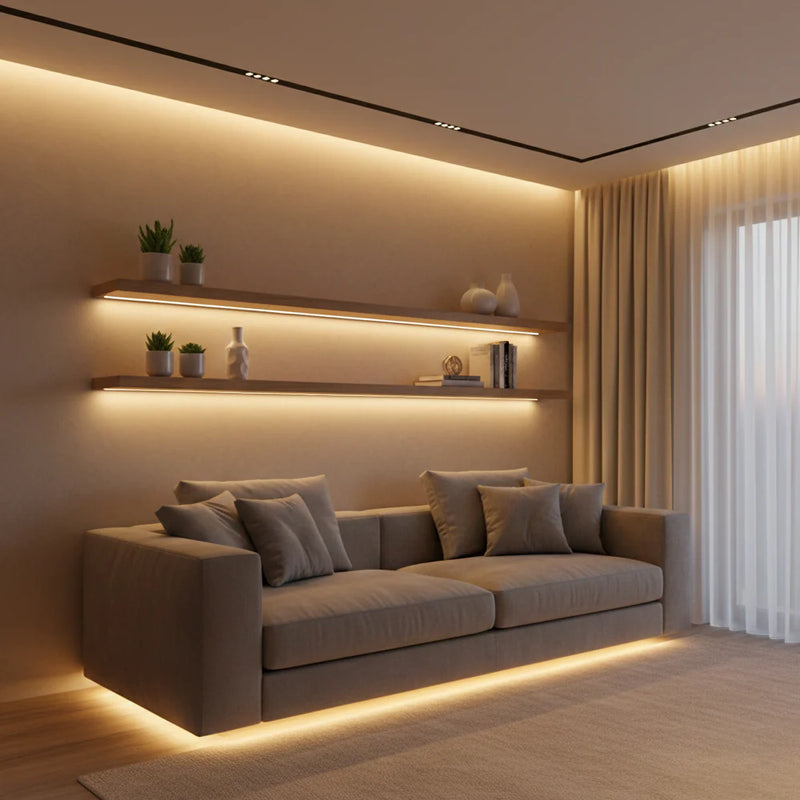 30 Meters 24V Silicon Neon Strip, IP65 Warm White