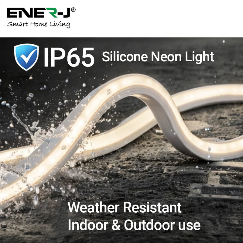 30 Meters 24V Silicon Neon Strip, IP65 Natural White
