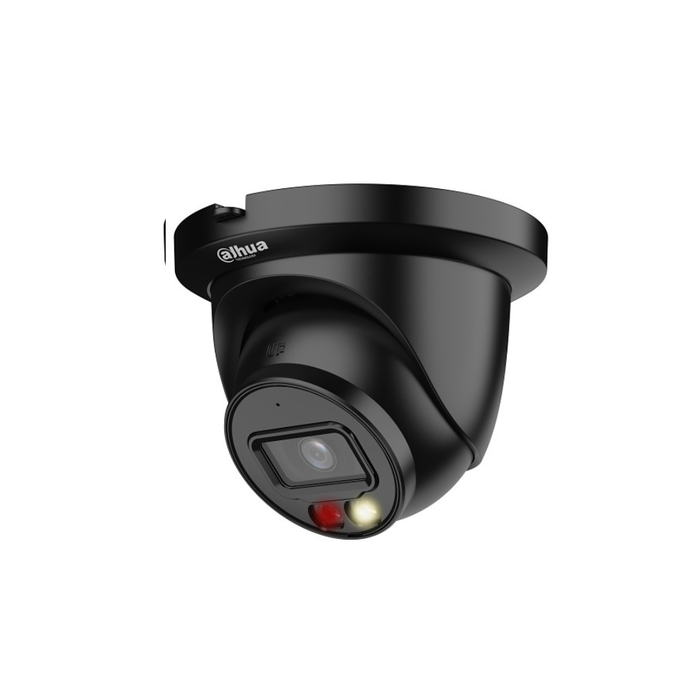 Dahua 8MP DH-IPC-HDW2849TM-S-IL-G Black WizSense Sense Smart Dual Light IP Eyeball Camera, 2.8mm Fixed Lens, IP67, Black