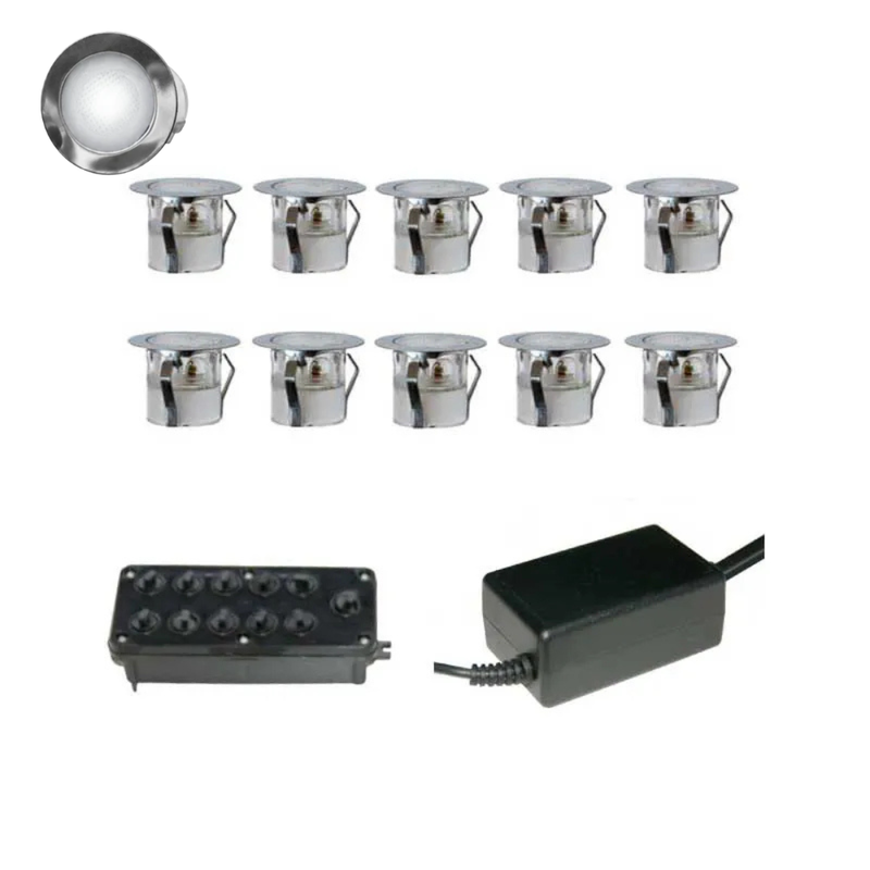 GAP Lighting 10 Light Chrome LED Kit – MAXI (6000K)