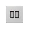 Hilton 10 Amp 2 Gang 2 Way Plate Switch