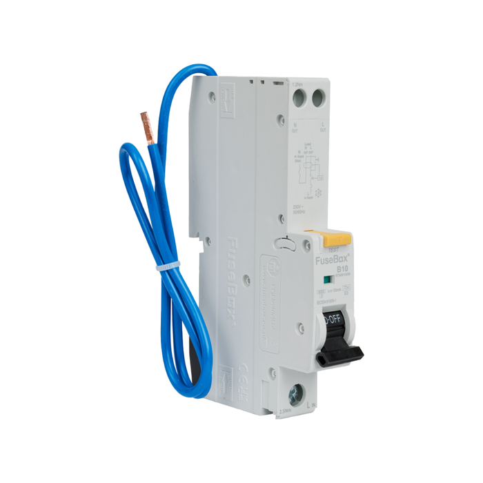 FuseBox RT061030B RCBO 10A 30mA B Type 6kA (NOT A TYPE)