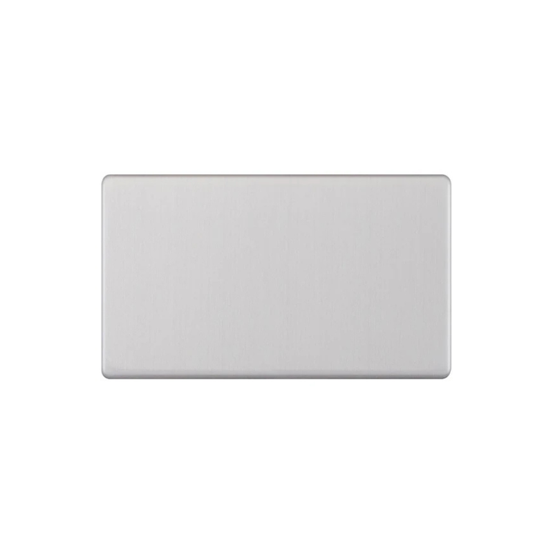 Hilton 2 Gang Screwless Blanking Plate