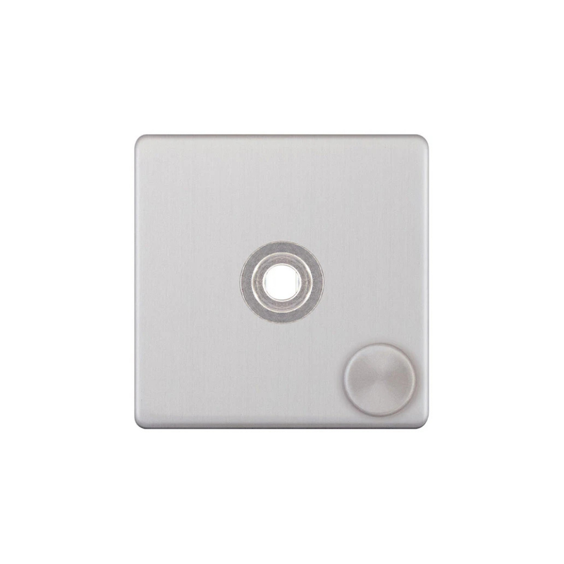 Hilton 1 Gang Screwless Empty Dimmer Plate