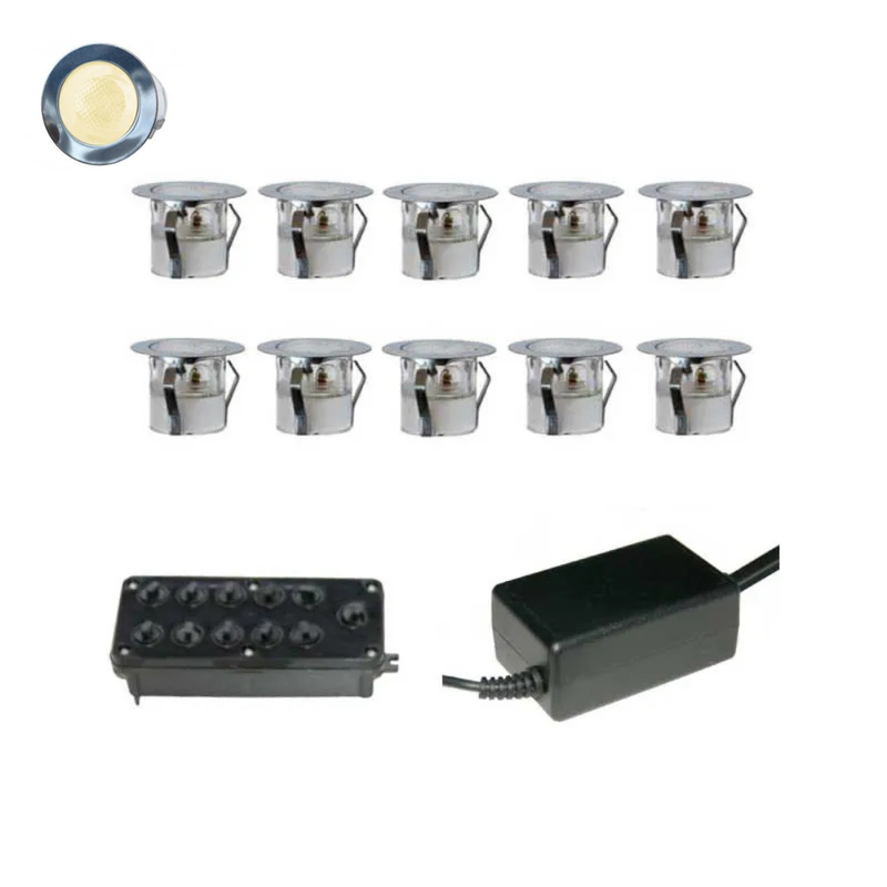 GAP Lighting 10 Light Chrome LED Lighting Kit LED-MINI-KIT(3000K)