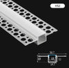 H52  Plaster Recessed Ceiling LED Aluminum Profile (50.7X13X14.7X12)