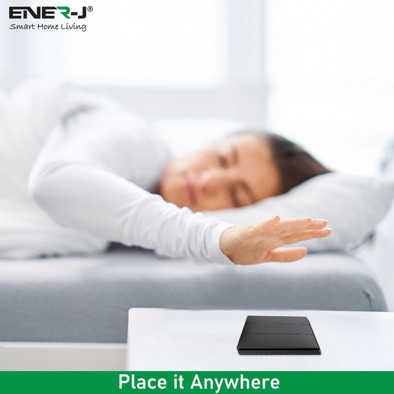 Ener-J 3 Gang Wireless Kinetic Switch Black – Battery-Free IP65 ECO Series - image 3