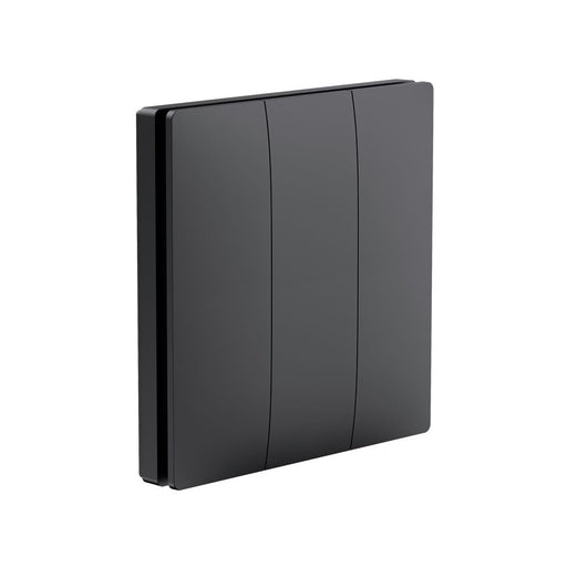 Ener-J 3 Gang Wireless Kinetic Switch Black – Battery-Free IP65 ECO Series - image 1
