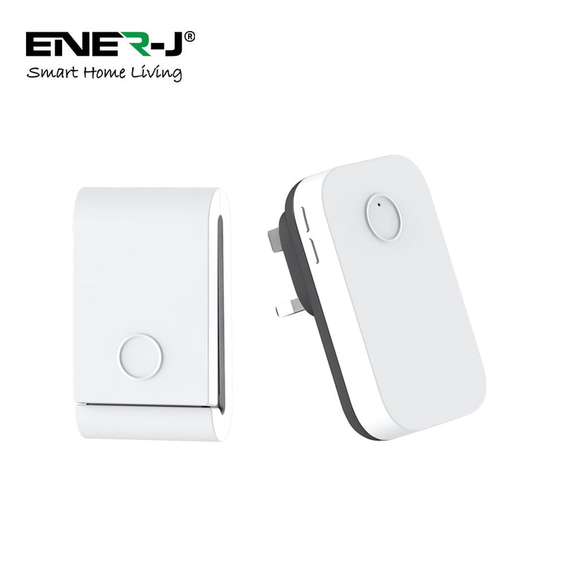 Ener-J Wireless Kinetic Doorbell and Chime with UK Plug