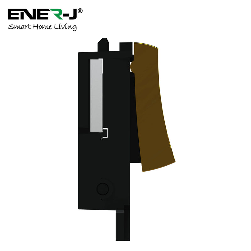 Ener-J Klick Colmore 1 Gang Wireless Grid Switch Minigrid Style Antique Brass