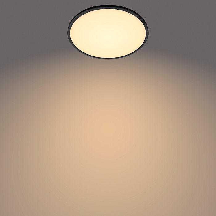 Philips Superslim CL550 Ceiling Light 15W 27K Black