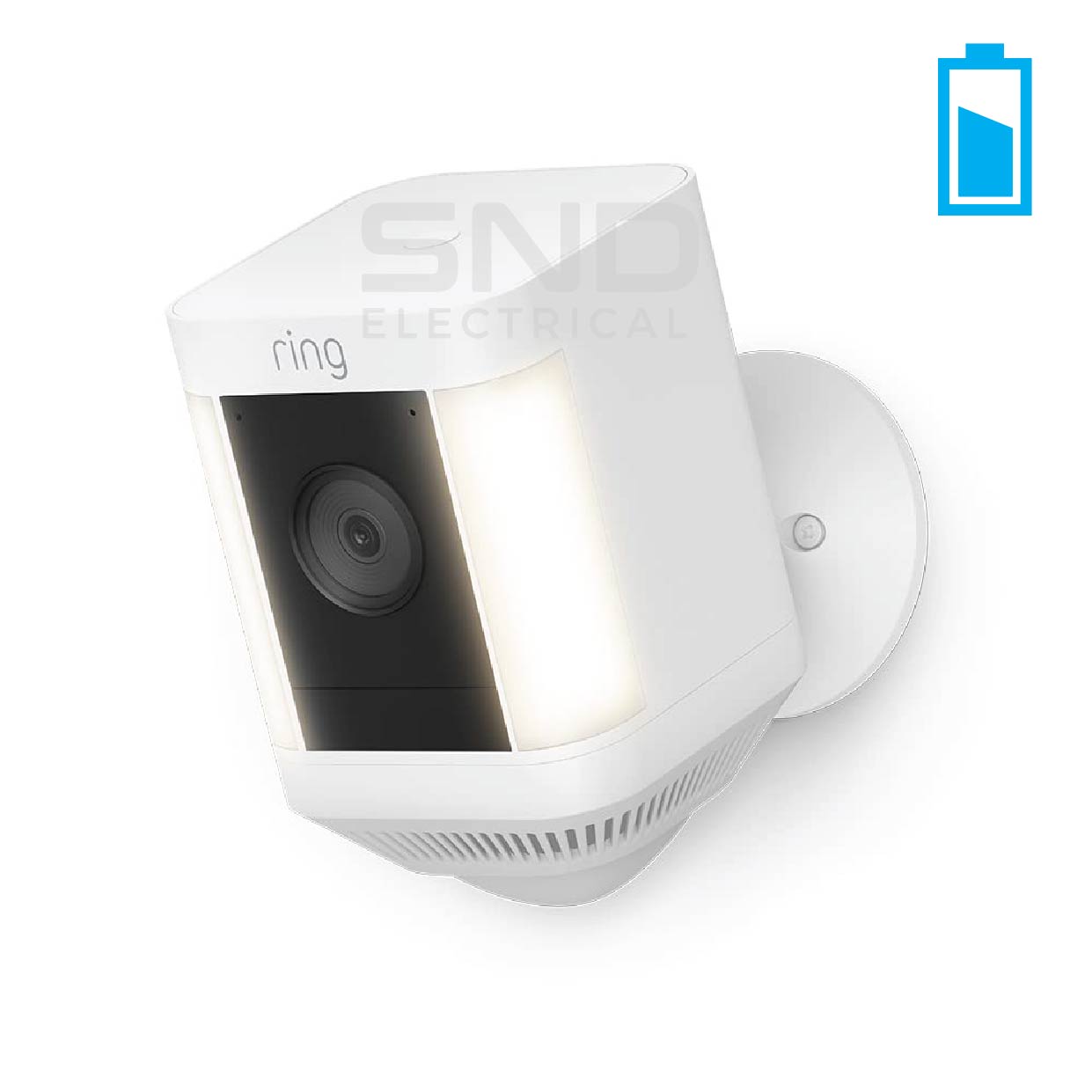 Ring Spotlight Cam Plus Battery - White