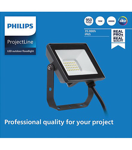 Projectline Floodlight 10W 3000K Warm White