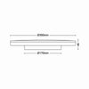 Philips Functional CL570 Ozziet Ceiling Light 18W 27K - White