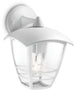 Philips Creek 1x60W 230V Up Outdoor Wall Lantern Black