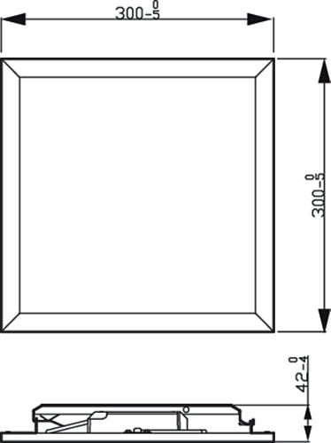Philips CL560 Functional Ceiling Light Panel 12W 27K - White