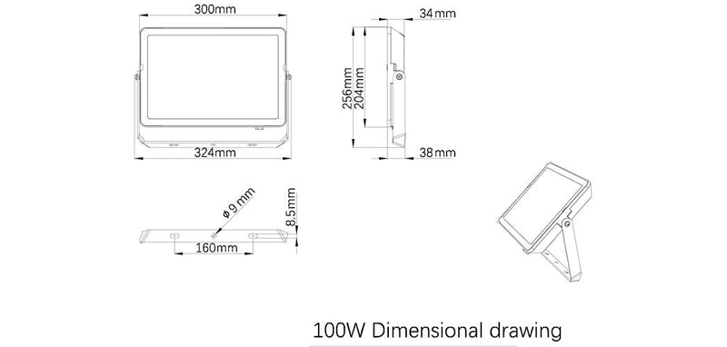 Projectline LED Floodlight 20W 4000K Natural White
