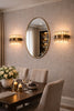 Colmar Antique  Brass Finish Wall Lamp - 50468
